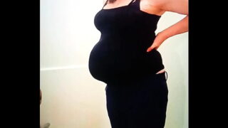 Jassica kurvige BBW liebt Ludwig PAWG-Duschen POV schwanger Gewichtszunahme kurvige Mollige